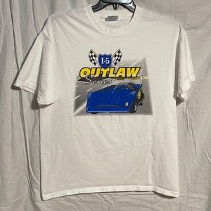 Outlaw Racing T-shirt Large I-5 Challenge Oregon Washington Willamete Speedway L